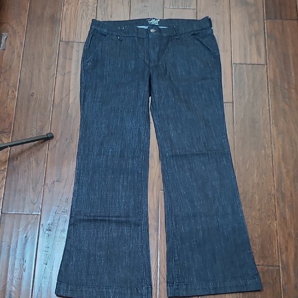 Old Navy The Flirt "Dressy" Denim Flare Jeans size 12